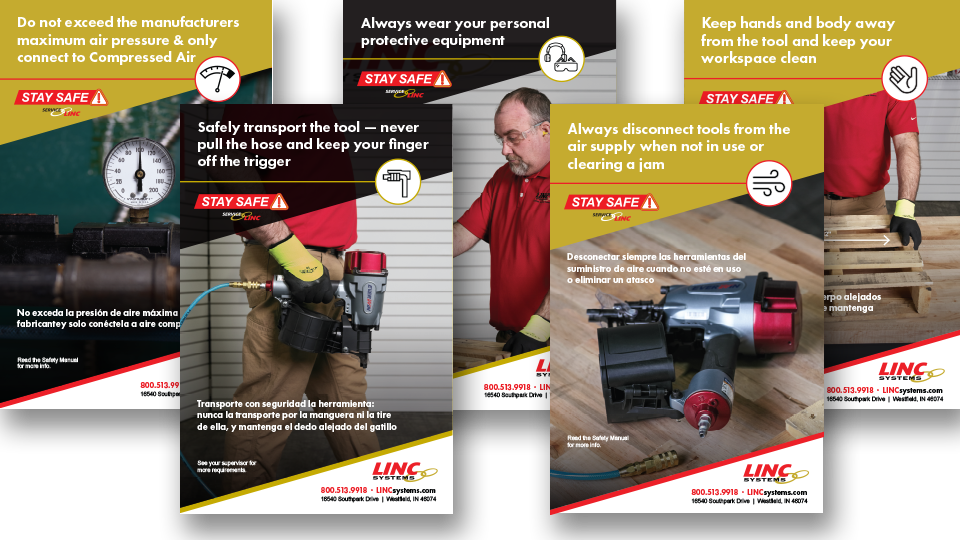 LINC Safety Training Posters
